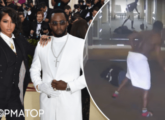 Репер P.Diddy жестоко бьет бывшую возлюбленную — видео