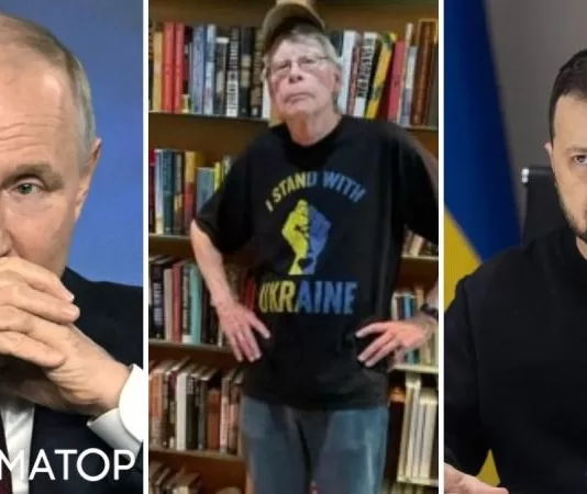 Стивен Кинг призвал к драке между Зеленским и Путиным: чтобы мистер Z надрал ему задницу