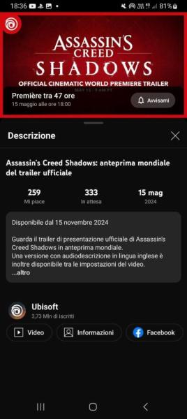 Ubisoft случайно засветила дату выхода Assassin’s Creed Shadows