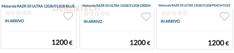 Утечка цен на Motorola Razr 50 Ultra: Ожидаемая цена и спецификации