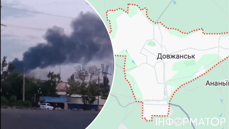 В оккупированном Довжанске в Луганской области раздался мощный взрыв: горит вражеский склад горючего – видео