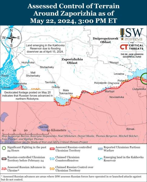 В Волчанске продолжаются динамические бои, а в Часовом Яре ВСУ отвоевали позиции: карты ISW