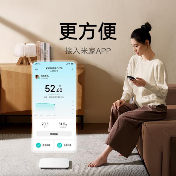Xiaomi представила Mijia Body Composition Scale S200: умные весы с углубленным анализом тела за $10