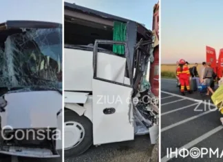 Автобус с украинскими детьми в Румынии на скорости столкнулся с грузовиком, есть пострадавшие