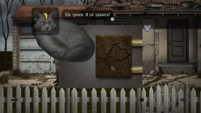 Broken Life - приключенческая игра в жанре Наведи-и-Клацни, рассказывающая о коте-солдате, который возвращается в свой деоккупированный город
