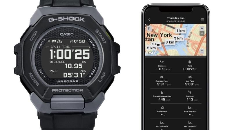 Casio представила G-SHOCK GBD-300 с возможностью отслеживать тренировки и автономностью до 2 лет