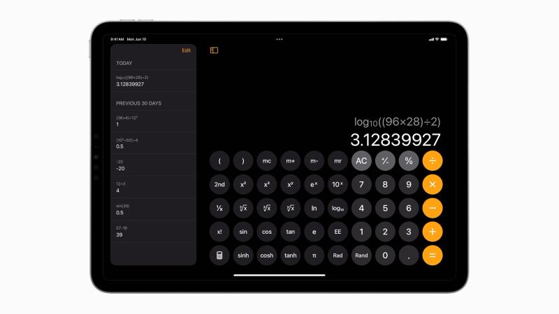 iPadOS 18 получит Math Notes, свой почерк и обновленное приложение "Калькулятор", которое решает сложные уравнения