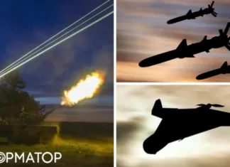Комбинированная атака 14 июня: ракеты и дроны летели на Староконстантинов — карта движения воздушных целей