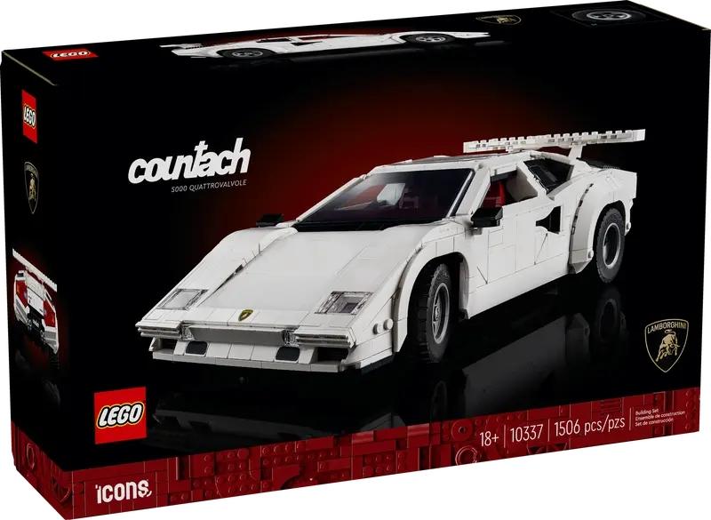 LEGO представила набор Lamborghini Countach 5000 Quattrovalvole: 1506 деталей и цена $179
