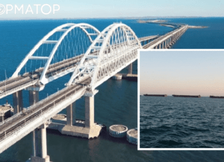 Оккупанты стягивают к Крымскому мосту старые баржи и ПВО, чтобы защитить его от удара ВСУ – партизаны