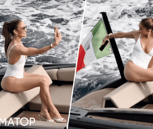 Спереди – для себя, сзади – для Аффлека: Дженнифер Лопес устроила селфи-фотосессию