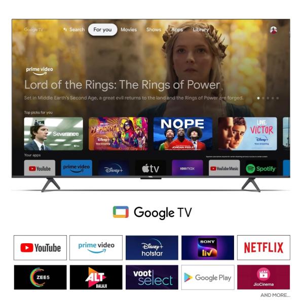 TCL C61B 4K QLED: линейка смарт-телевизоров с Google TV, поддержкой 120 Гц и Dolby Atmos