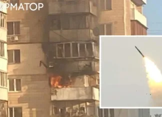 В Киеве тревога, раздаются взрывы: Обломки ракеты упали на жилой дом