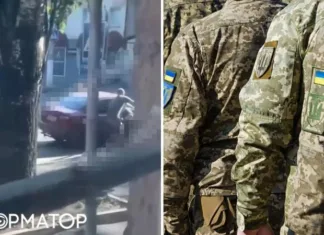 В Одессе мужчина прокатил на капоте сотрудника ТЦК: автомобиль объявили в розыск — видео