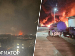 В России ночью раздавались взрывы в Краснодарском крае и Адыгее: атакованные объекты пылают (видео)