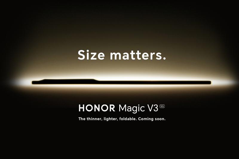 Honor Magic V3 с чипом Snapdragon 8 Gen 3, батареей на 5150 мАч и корпусом с толщиной 4.35 мм выйдет на глобальном рынке