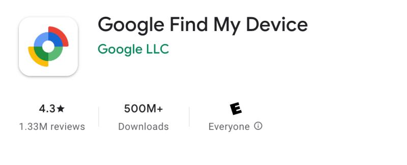 Приложение Find My Device превысило 500 миллионов загрузок в Google Play Store