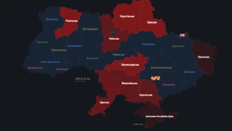 Россияне запустили по Украине десятки "Шахедов": в Киевской и Одесской областях работает ПВО