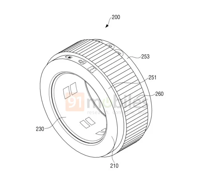 Samsung, возможно, запатентовала новый дизайн смарт-кольца Galaxy Ring следующего поколения