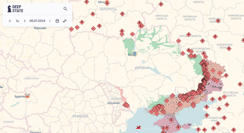 ЗСУ имеют успехи на Харьковщине, а оккупанты продвигаются в Донецкой области - DeepState
