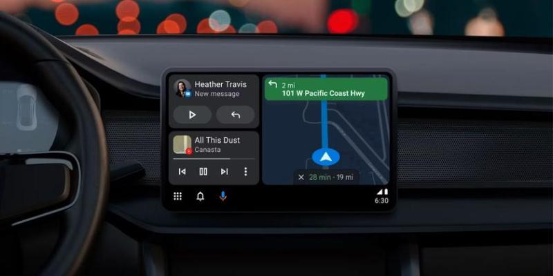 Android Automotive теперь показывает расстояние и время прибытия с помощью Google Maps