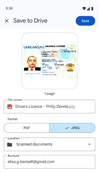 Google Drive добавляет поддержку JPEG для отсканированных документов