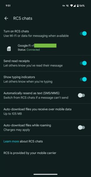 Google Messages добавляет поддержку для двух SIM-карт RCS