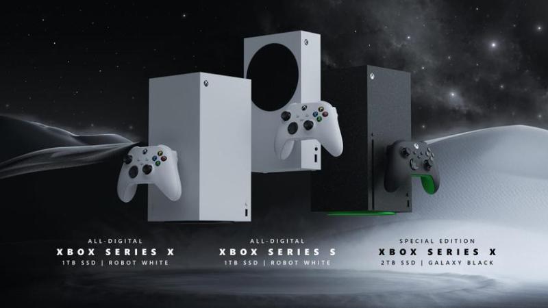 Microsoft показала сразу три новые версии Xbox: Xbox Series S и Xbox Series X на 1 TB в цвете Robot White, а также Xbox Series X на 2 TB