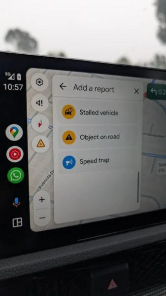 Android Auto добавляет возможность сообщать об авариях и пробках для водителей в США