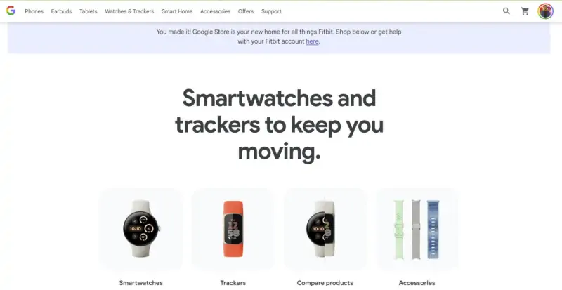 Google закрывает сайт Fitbit: продукты теперь доступны только в Google Store