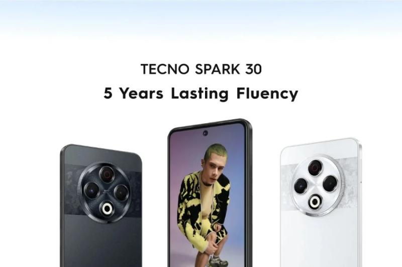 Tecno Spark 30 4G: Рендеры и характеристики нового бюджетного смартфона с большим экраном и мощной камерой