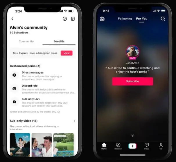 TikTok запускает функцию "Подписка": блогеры смогут делиться эксклюзивным контентом с подписчиками за оплату
