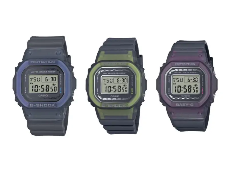 Casio презентует новую сезонную коллекцию 2024: стильные и прочные модели G-Shock и Baby-G