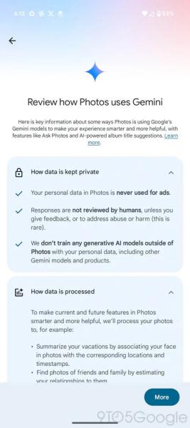 Google Photos запускает новую функцию Ask Photos с Gemini для некоторых пользователей в США
