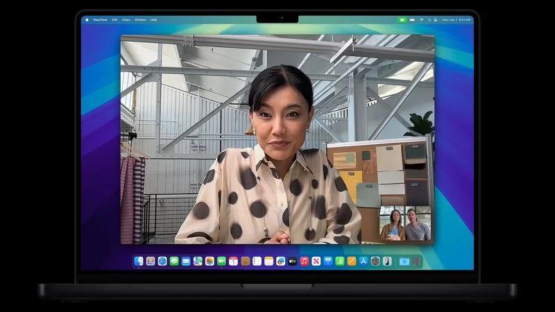 Новые MacBook Pro и iMac имеют 12-мегапиксельные камеры с функциями Center Stage и Desk View