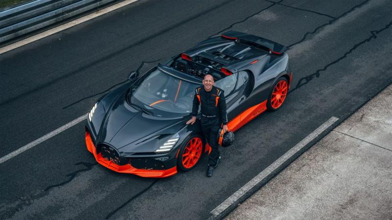 Bugatti снова в игре: W16 Mistral стал самым быстрым родстером в мире, разогнавшись до 453.91 км/ч