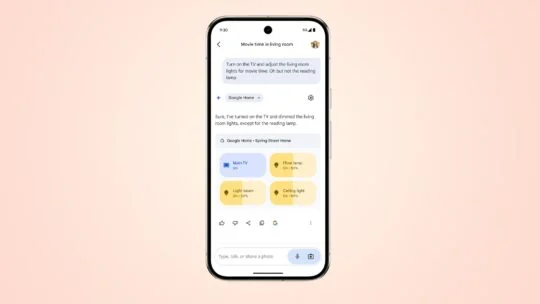Gemini получает интеграцию с Google Home: управление освещением и климатом уже доступно, но поддержка камер и замков пока ограничена