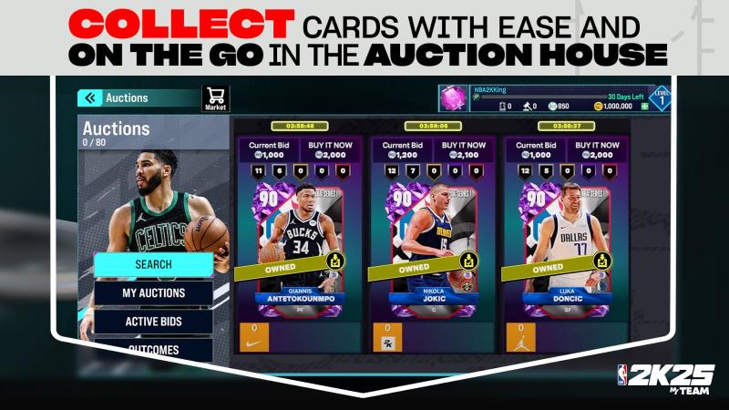 Мобильная игра NBA 2K25: MyTEAM для Android и iOS открыта для предварительной регистрации и выходит уже совсем скоро