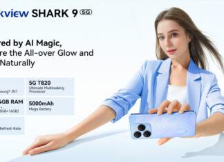 Представлен бюджетный смартфон с ИИ Blackview SHARK 9 5G и смартчасы W50 Pro