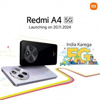 Redmi A4 5G дебютирует 20 ноября в Индии