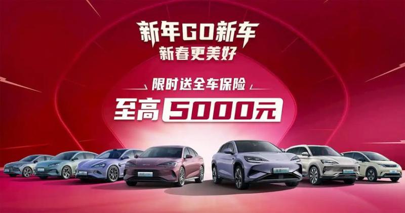 BYD предложила бесплатную страховку на некоторые электромобили в рамках новогодней акции