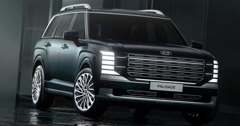 Hyundai Palisade 2026 превратился практически в 9-местный автобус с брутальным дизайном