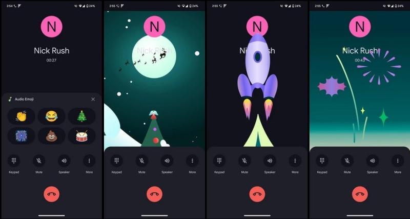 Обновление приложения Pixel Phone принесло рождественские аудиоэмодзи и улучшение элементов интерфейса
