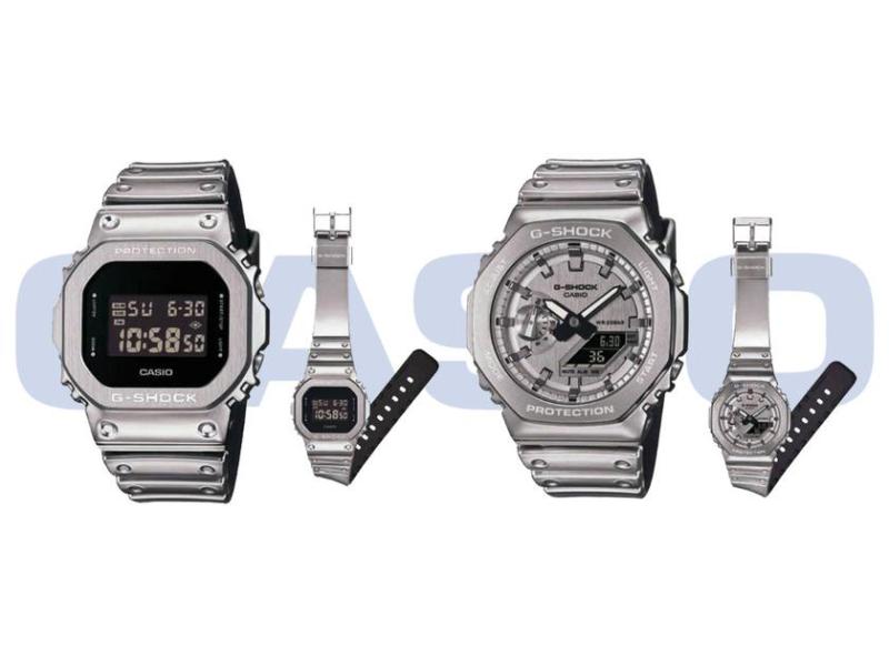 Casio может анонсировать новые металлические часы G-Shock GM-2100YM-8A и GM-5600YM-8 с функциями Tough Solar и водонепроницаемостью