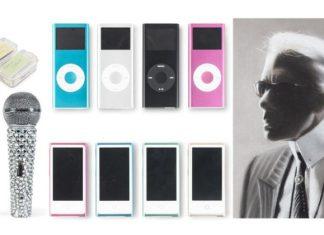 На аукционе Sotheby’s продают 250 iPod Карла Лагерфельда с его плейлистами