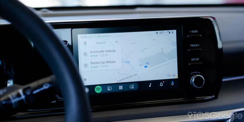 Новый дизайн Google Maps в Android Auto: Карта теперь в центре экрана