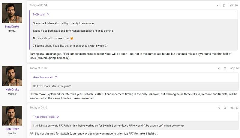 Инсайдер: Final Fantasy XVI выйдет на Xbox совсем скоро, а релиз FF VII Remake и Rebirth запланирован на вторую половину года