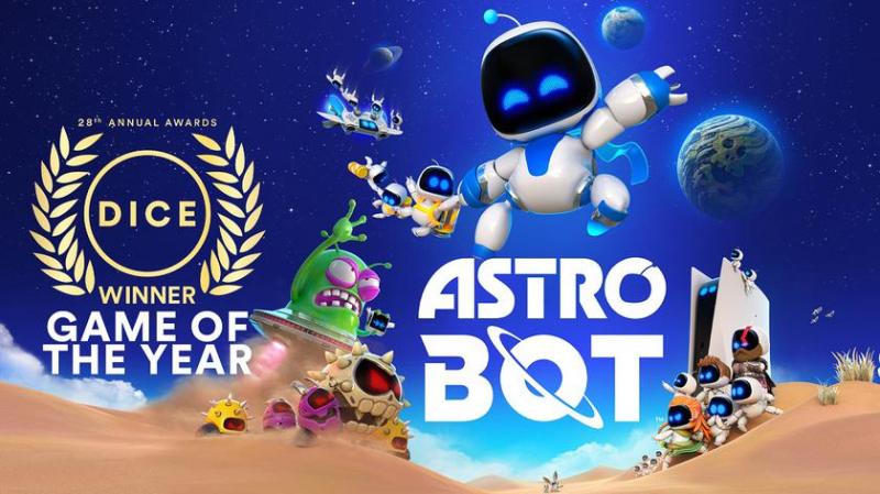 Лучшей игрой года по версии DICE Awards 2025 стал платформер Astro Bot. Достойную конкуренцию ему составили Helldivers 2 и Balatro