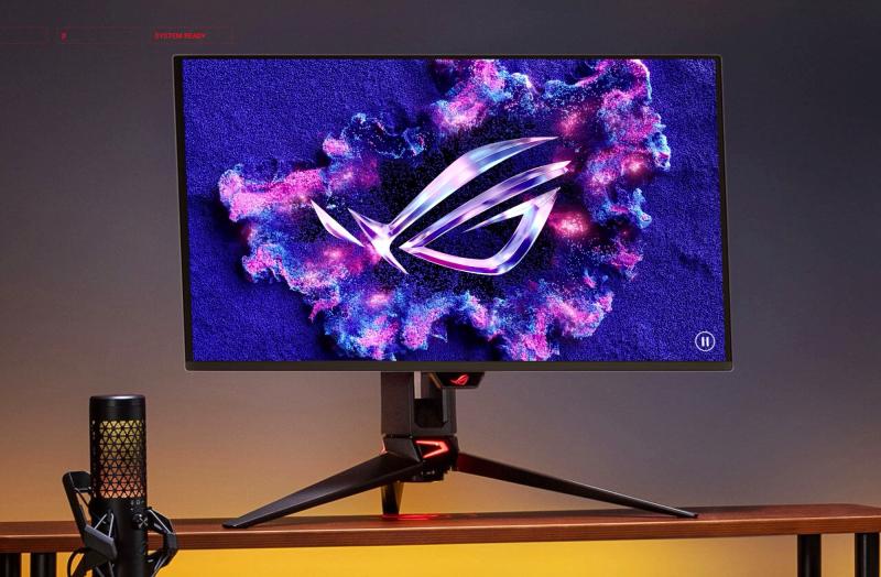 Новый монитор Asus ROG Swift PG27UCDM для геймеров с OLED-панелью и скоростью обновления 240 Гц появился в продаже в США