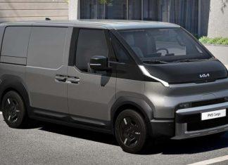 Раскрыт дизайн экстерьера нового электрического фургона Kia PV5